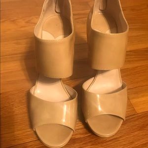 Nude Jimmy Choos 38eu 7.5 US size
